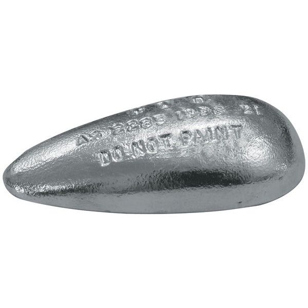 Sam Allen - Anodes - Zinc Plain Tear Drop Block