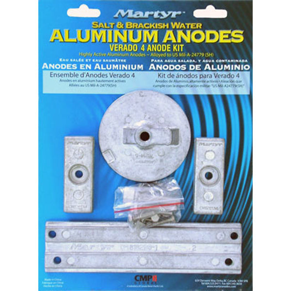 Martyr - Anode Kits - Martyr Aluminium Mercury