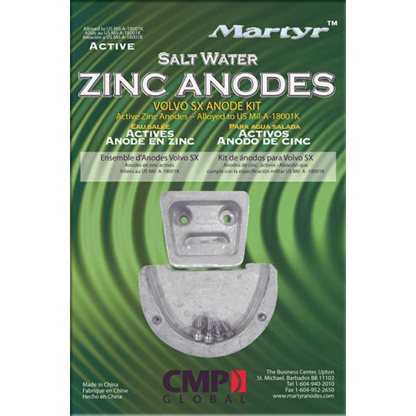 Martyr - Anode Kits - Martyr Zinc Volvo Penta