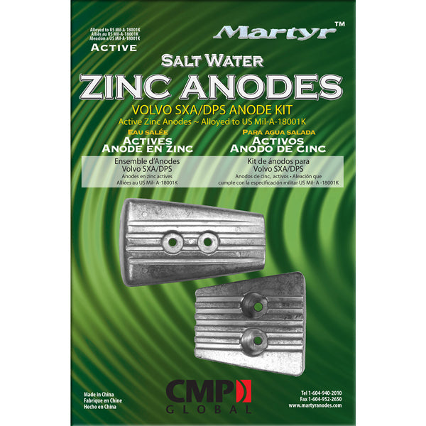 Martyr - Anode Kits - Martyr Zinc Volvo Penta