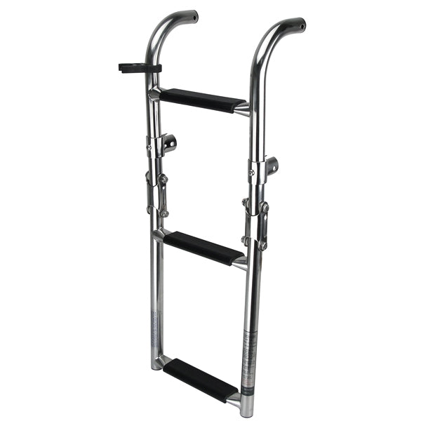 Relaxn - Relaxn Ladders - Folding Transom Mount Stainless Steel