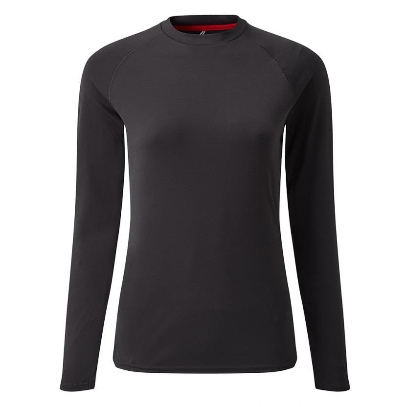 Gill - Womens UV Tec Long Sleeve Tee Charcoal