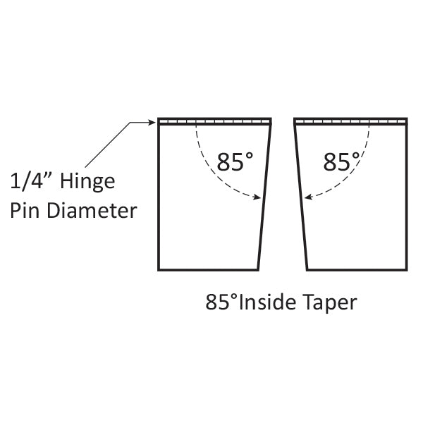 Lenco - Lenco Trim Tab Kit - Tapered Plate (Electro Polished)