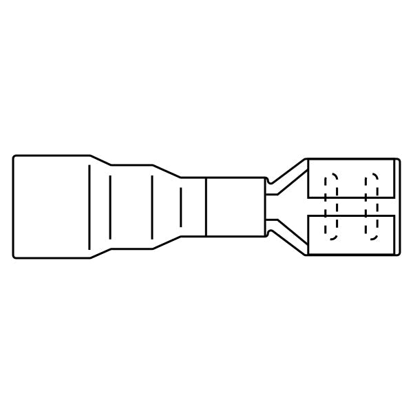 Sam Allen - Terminals - Female Blade - Adhesive Heat Shrink