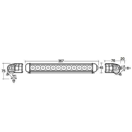 9-32V Heavy-Duty L.E.D Work Lamp Marine Flood Beam - 3600 Lumens