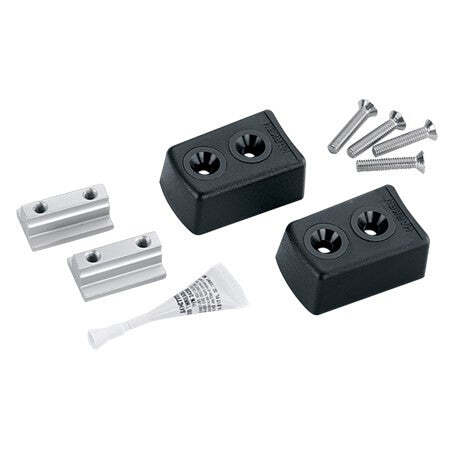 27mm Track Endstop Kit - Flat Mast Groove, Fixed