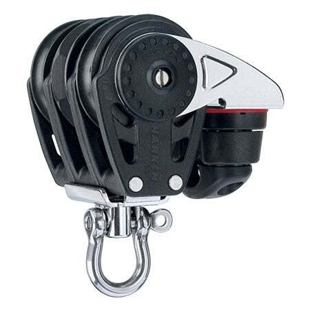 40mm Triple Ratchet Block - Swivel, Cam Cleat