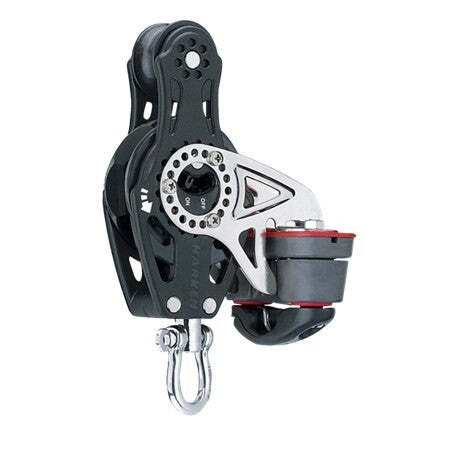 57mm Fiddle Ratchet Block - Swivel, Cam Cleat