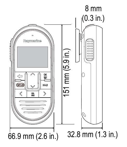 Ray 63/73/90/91 Raymic Handset