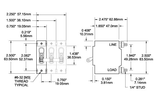 C-Series Toggle Circuit Breakers