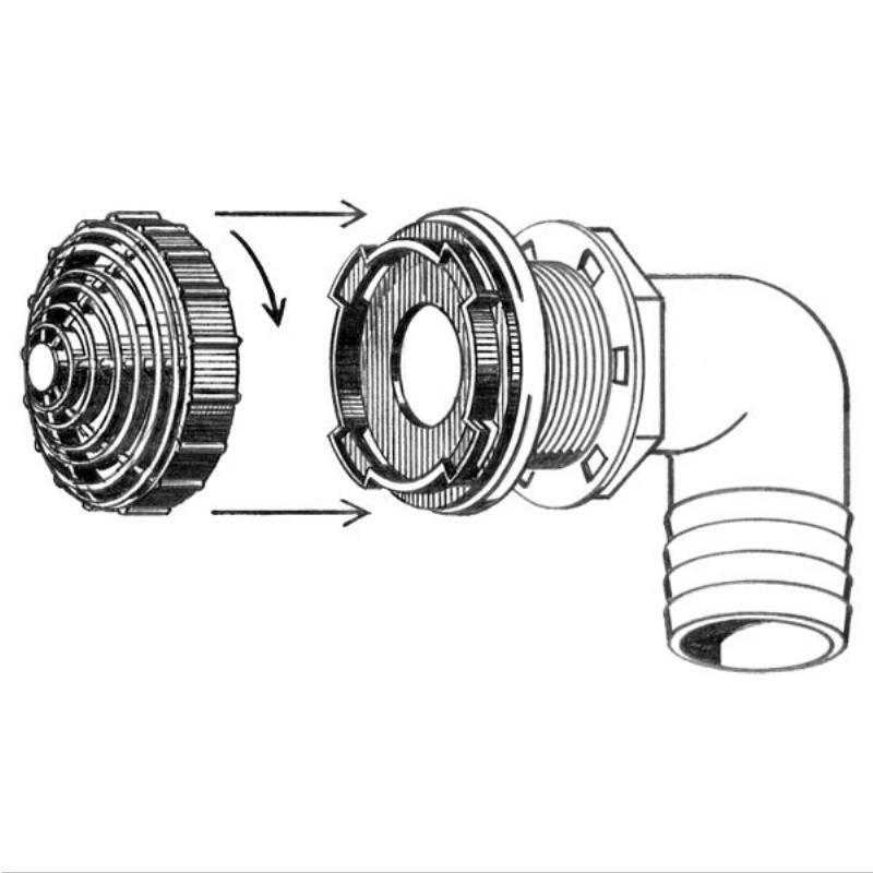 Overflow Fittings with Filter